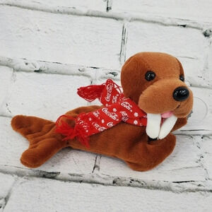 Coca Cola Seal Bean Bag Plush Swag Coca Cola 90s Vintage Collectible  54